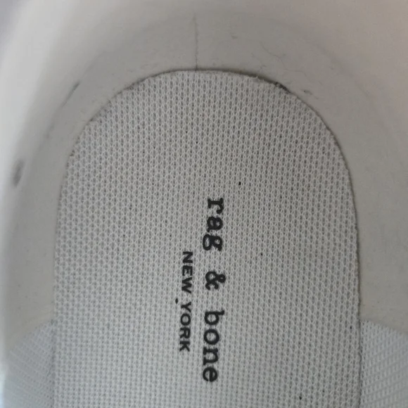 Rag & Bone Light Gray Suede Men's Sneakers - Picture 4 of 8